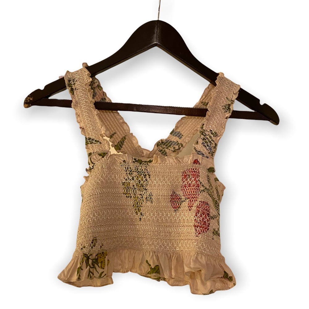 UO Out From Under Floral Crop Top